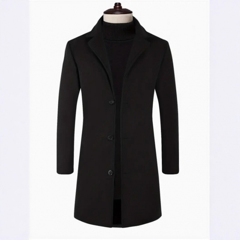 Men's Loose And Comfortable Trench Coat - Image 3