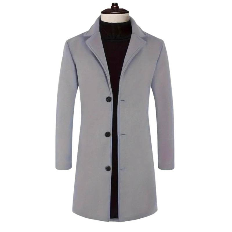 Men's Loose And Comfortable Trench Coat - Image 4