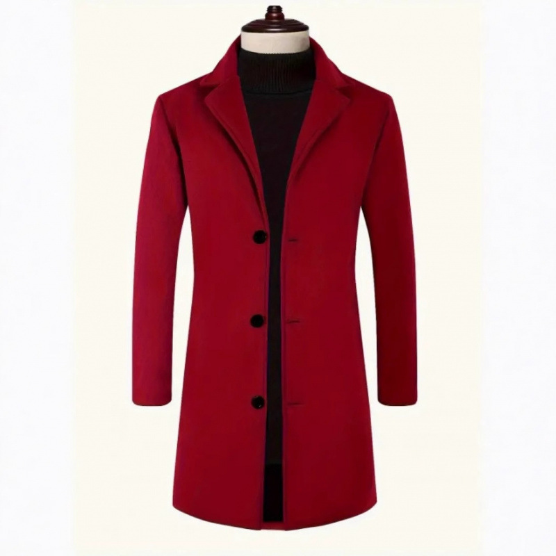 Men's Loose And Comfortable Trench Coat - Image 8