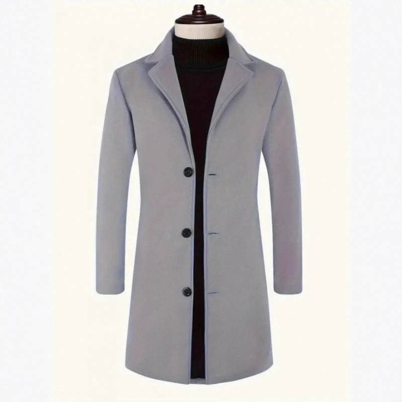 Men's Loose And Comfortable Trench Coat - Image 2