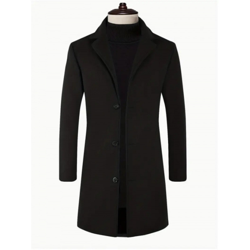 Men's Loose And Comfortable Trench Coat - Image 6
